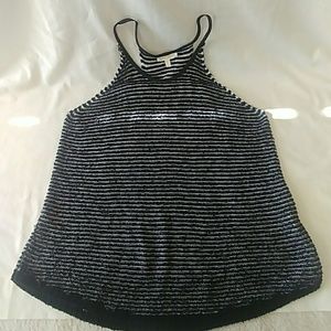 Eileen Fisher spaghetti straps knitted top. L